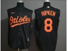 Nike Baltimore Orioles #8 Cal Ripken Black Vest Jersey