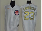 Nike Chicago Cubs #23 Ryne Sandberg White Program Vest Jersey