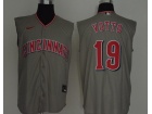 Nike Cincinnati Reds #19 Joey Votto Gray Vest Jersey