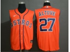 Nike Houston Astros #27 Jose Altuve Orange Vest Jersey