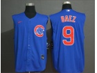 Nike Chicago Cubs #9 Javier Baez Blue Vest Jersey