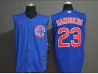 Nike Chicago Cubs #23 Ryne Sandberg Blue Vest Jersey