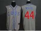 Nike Chicago Cubs #44 Anthony Rizzo Gray 