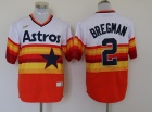 Nike Houston Astros #2 Alex Bregman Orange Rainbow Jersey