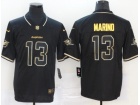 Miami Dolphins #13 Dan Marino Black Gold Limited Jersey