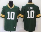 Green Bay Packers #10 Jordan Love Green Vapor Limited Jersey