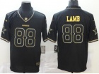 Dallas Cowboys #88 CeeDee Lamb Black Gold  Limited Jersey