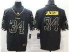 Oakland Raiders #34 Bo Jackson Black Gold  Limited Jersey