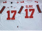 Ohio State Buckeyes #17 Chris Olave White Limited College Football Jersey