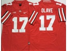 Ohio State Buckeyes #17 Chris Olave Red Limited College Football Jersey