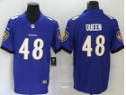 Baltimore Ravens #48 Patrick Queen Purple Vapor Limited Jersey