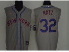 Nike New York Mets #32 Steven Matz Grey Vest Jersey