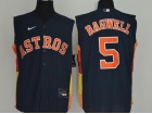 Nike Houston Astros #5 Jeff Bagwell Blue Vest Jersey