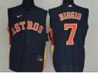 Nike Houston Astros #7 Craig Biggio Blue Vest Jersey