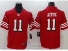 San Francisco 49ers #11 Brandon Aiyuk Red Color Rush Limited Jersey