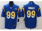 Los Angeles Rams #99 Aaron Donald Blue Vapor Untouchable Limited Jersey