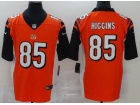 Cincinnati Bengals #85 Tee Higgins Orange Vapor Limited Jersey