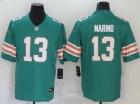 Miami Dolphins #13 Dan Marino Green Color Rush Limited Jersey