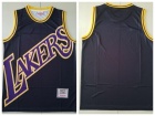 Los Angeles Lakers Black Mitchell&Ness Big Face Jersey