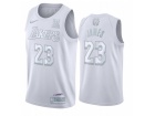 Nike Los Angeles Lakers #23 LeBron James White MVP Jersey