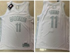 Nike Brooklyn Nets #11 Kyrie Irving White MVP Jersey