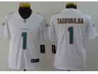 Youth Miami Dolphins #1 Tua Tagovailoa White Vapor Untouchable Limited Jersey