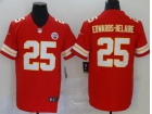 Kansas City Chiefs #25 Clyde Edwards-Helaire Red Limited Football Jersey