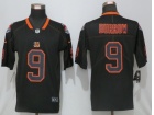 Cincinnati Bengals #9 Joe Burrow Black Lights Out Vapor Limited Jersey