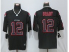 Tampa Bay Buccaneers #12 Tom Brady Black Lights Out Vapor Limited Jersey