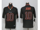 Denver Broncos #10 Jerry Jeudy Black Lights Out Vapor Limited Jersey