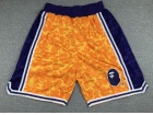 BAPE x Mitchell & Ness Los Angeles Lakers Yellow Shorts