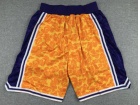 BAPE x Mitchell & Ness Los Angeles Lakers Yellow Shorts