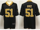 New Orleans Saint #51 Cesar Ruiz Black Limited Jersey