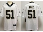 New Orleans Saint #51 Cesar Ruiz White Limited Jersey