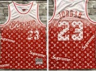 Chicago Bulls #23 Michael Jordan Red Supreme Mamba Throwback Jersey