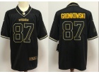 Tampa Bay Buccaneers #87 Rob Gronkowski Black Gold Vapor Limited Jersey