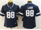 Woman Dallas Cowboys #88 CeeDee Lamb Blue Vapor Untouchable Limited Jersey