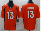 Denver Broncos #13 KJ Hamler Blue Vapor Untouchable Limited Jersey