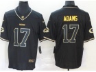 Green Bay Packers #17 Davante Adams  Black Golden Limited Jersey