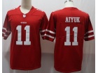 San Francisco 49ers #11 Brandon Aiyuk Red Limited Jersey