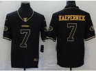 San Francisco 49ers #7 Colin Kaepernick Black Gold Limited Jersey