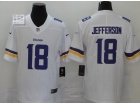 Minnesota Vikings #18 Justin Jefferson White Limited Jersey