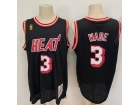 Miami Heat #3 Dwyane Wade Black 2003-04 Throwback Jersey