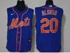 Nike New York Mets #20 Pete Alonso Blue Vest Jersey