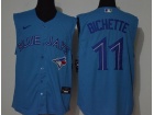 Nike Toronto Blue Jays #11 Bo Bichette Light Blue Vest Jersey