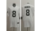 Oakland Raiders #8 Marcus Mariota White Vapor Untouchable Limited Jersey