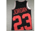 Chicago Bulls #23 Michael Jordan Black Mitchell&Ness Big Face Jersey