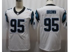 Carolina Panthers #95 Derrick Brown White Men's Vapor Untouchable Limited Jersey