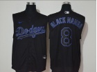 Nike Los Angeles Dodgers #8 Black Mamba Black Vest Jersey