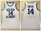 BEL-AIR Academy #14 Will Smith White Movie Basketball Jerseys